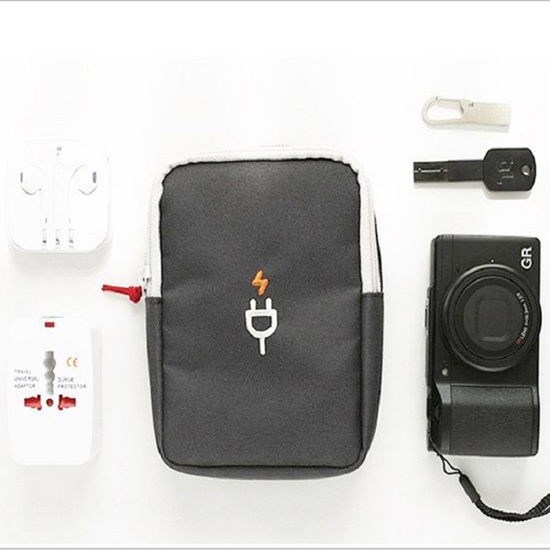 Electronics And Gadgets With A - กระเป๋าจัดเก็บอุปกรณ์อิเล็กทรอนิกส์แบบพกพา, กระเป๋าใส่สายเคเบิล, กระเป๋าเดินทางสำหรับอุปกรณ์ดิจิทัล เช่น สายชาร์จ, พาวเวอร์แบงค์,