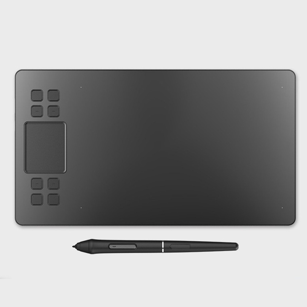 Digital Drawing Tablet - แท็บเล็ตสำหรับวาดภาพขนาด 10×6 นิ้ว ปากกาไร้แบตเตอรี่ 16384 ระดับ