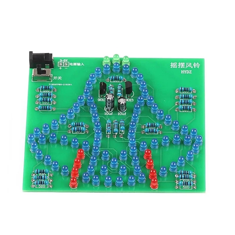 Electronics & Gadgets Starting With D - ชุดประกอบกระดิ่งลมแบบแกว่งได้ พร้อมไฟ LED 95 ดวง ใช้ไฟ