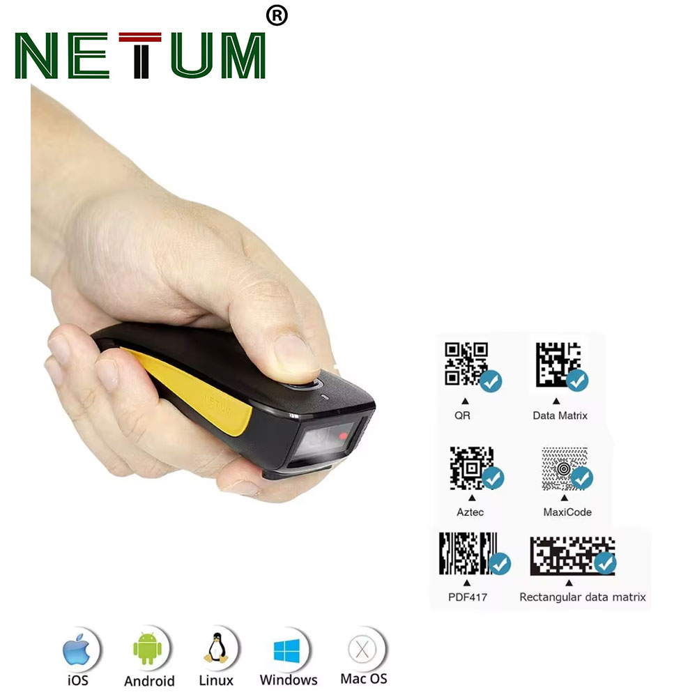 NETUM C750 บลูทูธ 2D Barcode S - Barcode Scanner Wireless บทวิจารณ์และราคา