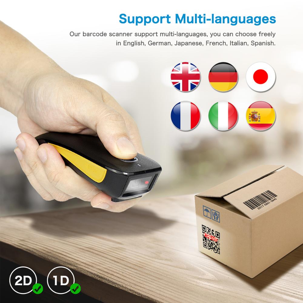 NETUM C750 บลูทูธ 2D Barcode S - Barcode Scanner Wireless บทวิจารณ์และราคา