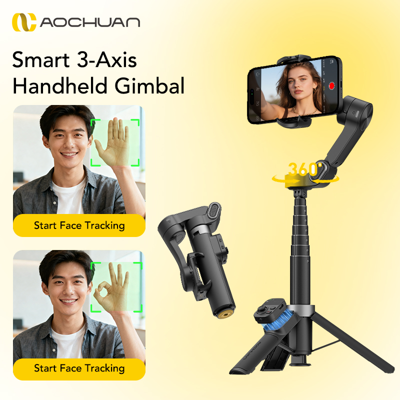 AOCHUAN สมาร์ท X3 360 °   กิมบ - Auto Tracking Tripod บทวิจารณ์และราคา