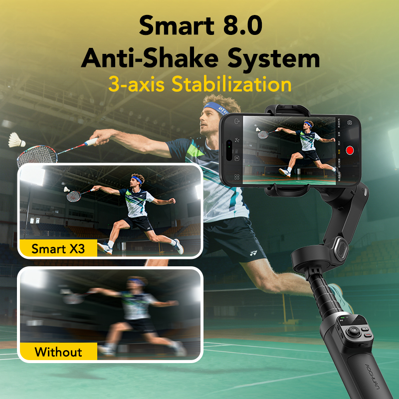 AOCHUAN สมาร์ท X3 360 °   กิมบ - Auto Tracking Tripod บทวิจารณ์และราคา