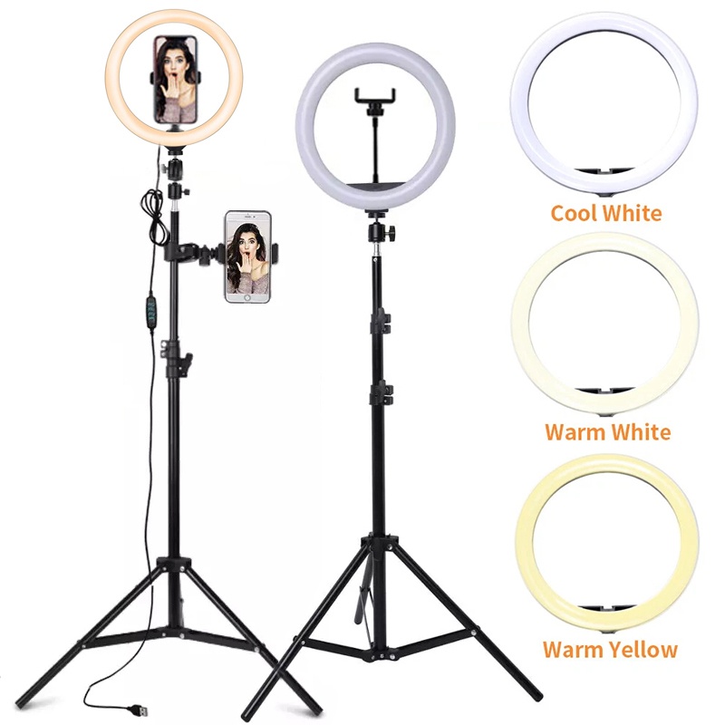 ไฟวงแหวน LED ขนาด 6/10/12 นิ้ว - Auto Tracking Tripod บทวิจารณ์และราคา