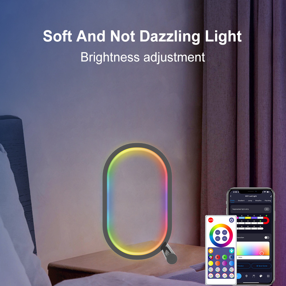 โคมไฟโต๊ะที่สร้างสรรค์แอป WiFi - Rgb Desk Lamp Smart บทวิจารณ์และราคา