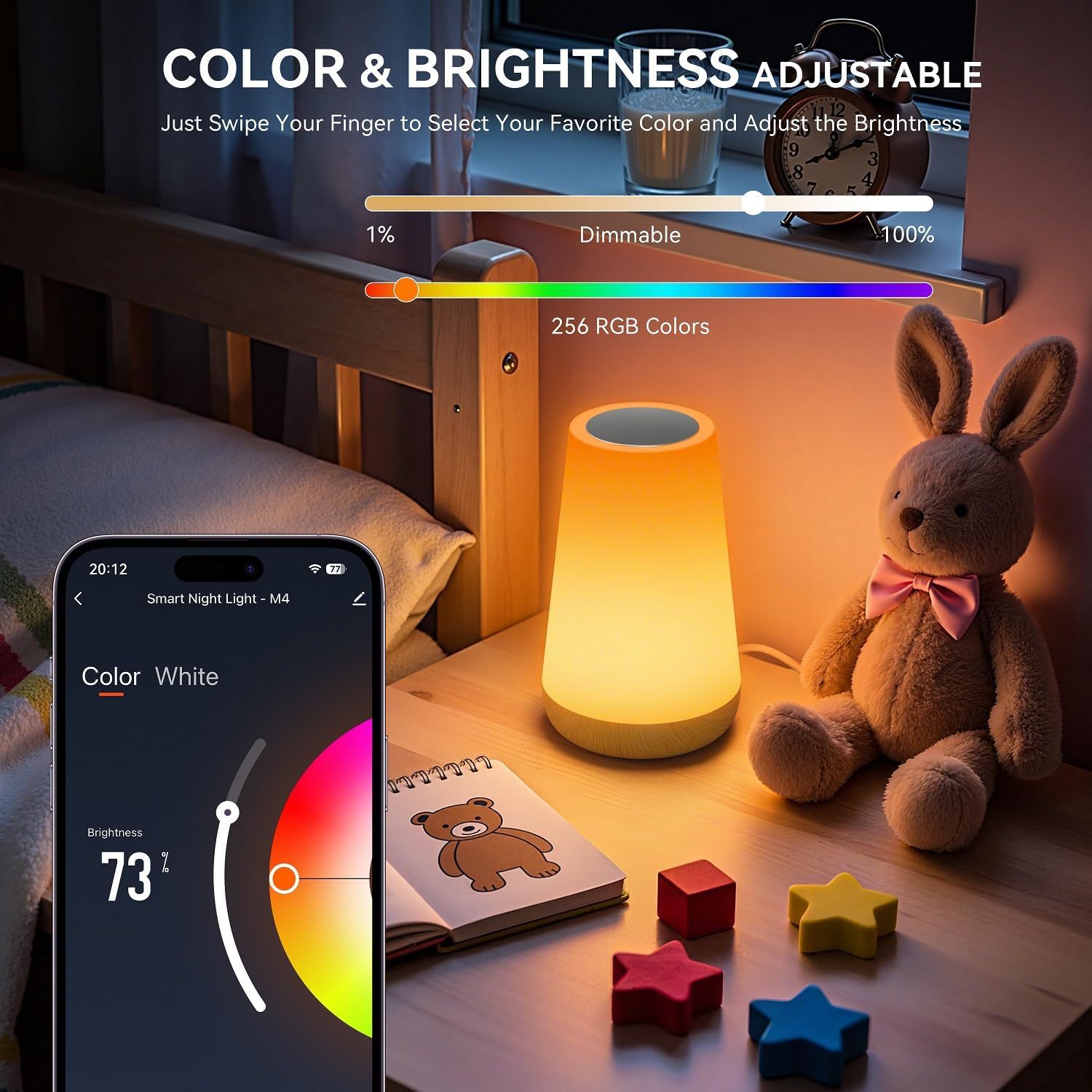 โคมไฟตั้งโต๊ะอัจฉริยะแบบชาร์จ  - Rgb Desk Lamp Smart บทวิจารณ์และราคา