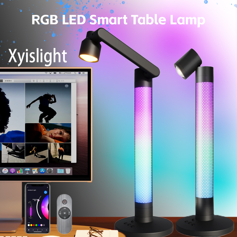 โคมไฟตั้งโต๊ะอัจฉริยะอ่านหนังส - Rgb Desk Lamp Smart บทวิจารณ์และราคา