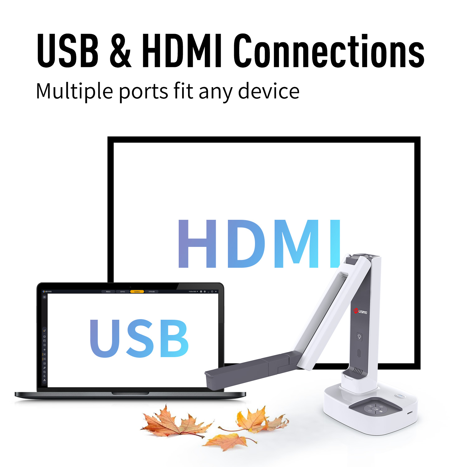กล้องเอกสารและเว็บแคม JOYUSING - Document Camera Visualizer บทวิจารณ์และราคา