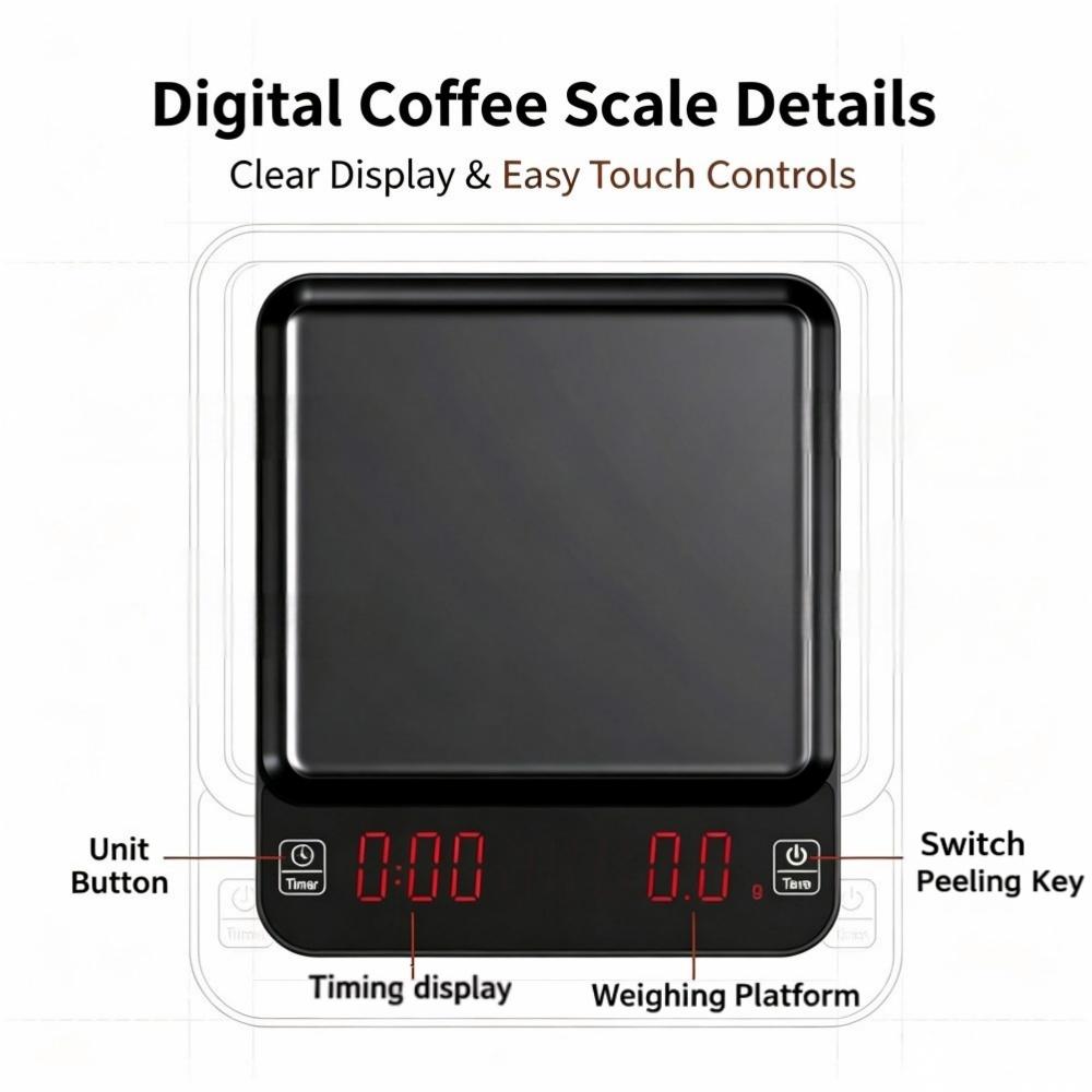 เครื่องชั่งกาแฟดิจิตอลความแม่น - Electronics For Home บทวิจารณ์และราคา