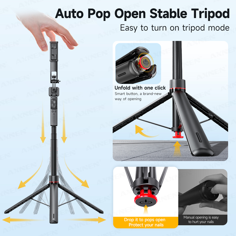 TT07 AI ไม้เซลฟี่แบบยืดหดได้ 6 - Auto Tracking Tripod บทวิจารณ์และราคา