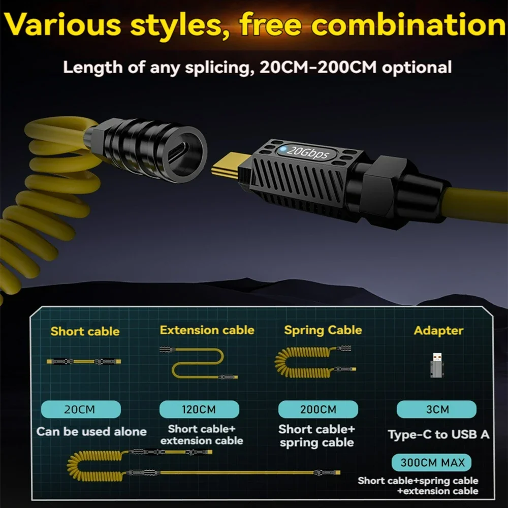 ชุดสายดาต้า USB C 7in1 สำหรับง - Diy Electronics Gadgets บทวิจารณ์และราคา
