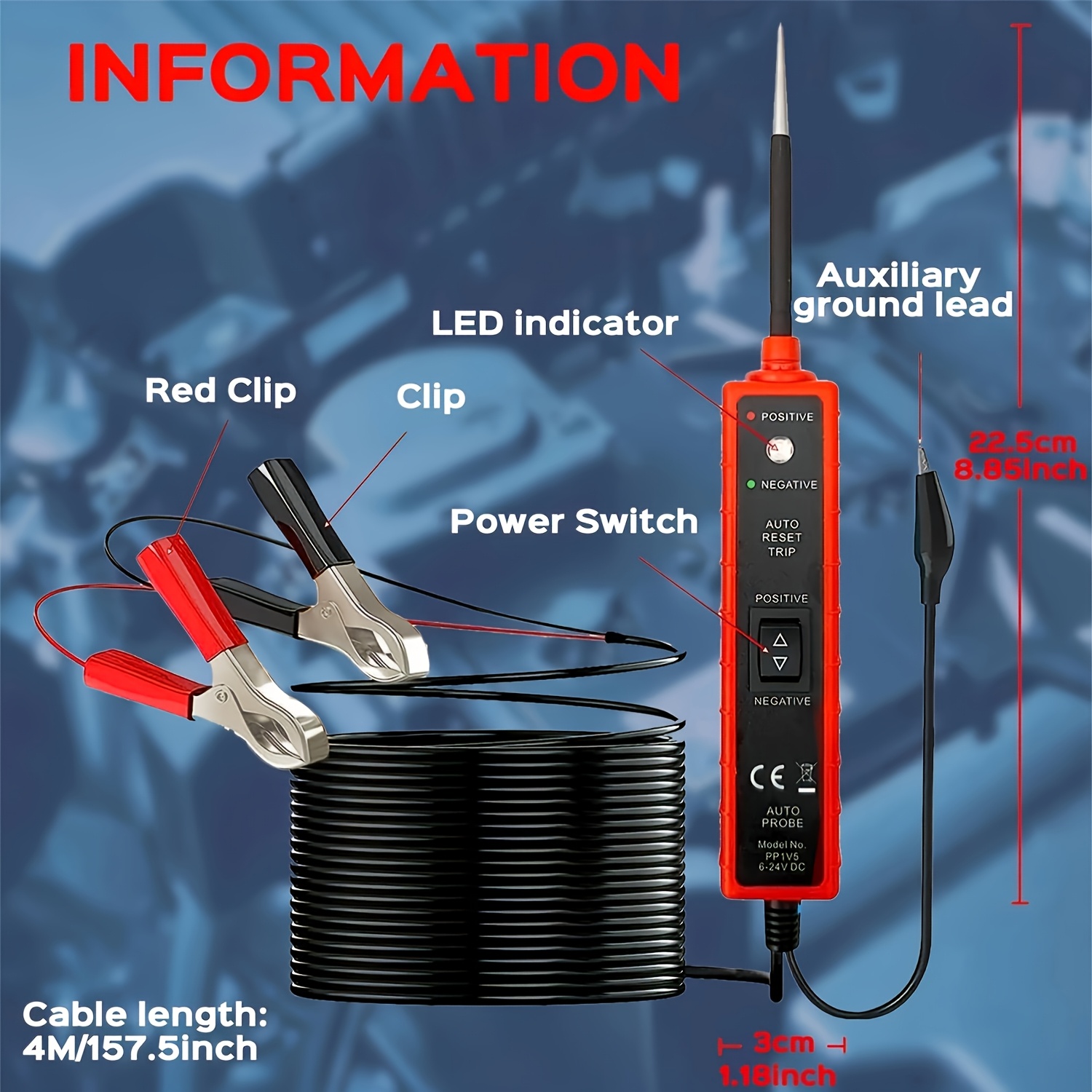เครื่องทดสอบระบบไฟฟ้ารถยนต์อเน - Electronics Quiz บทวิจารณ์และราคา