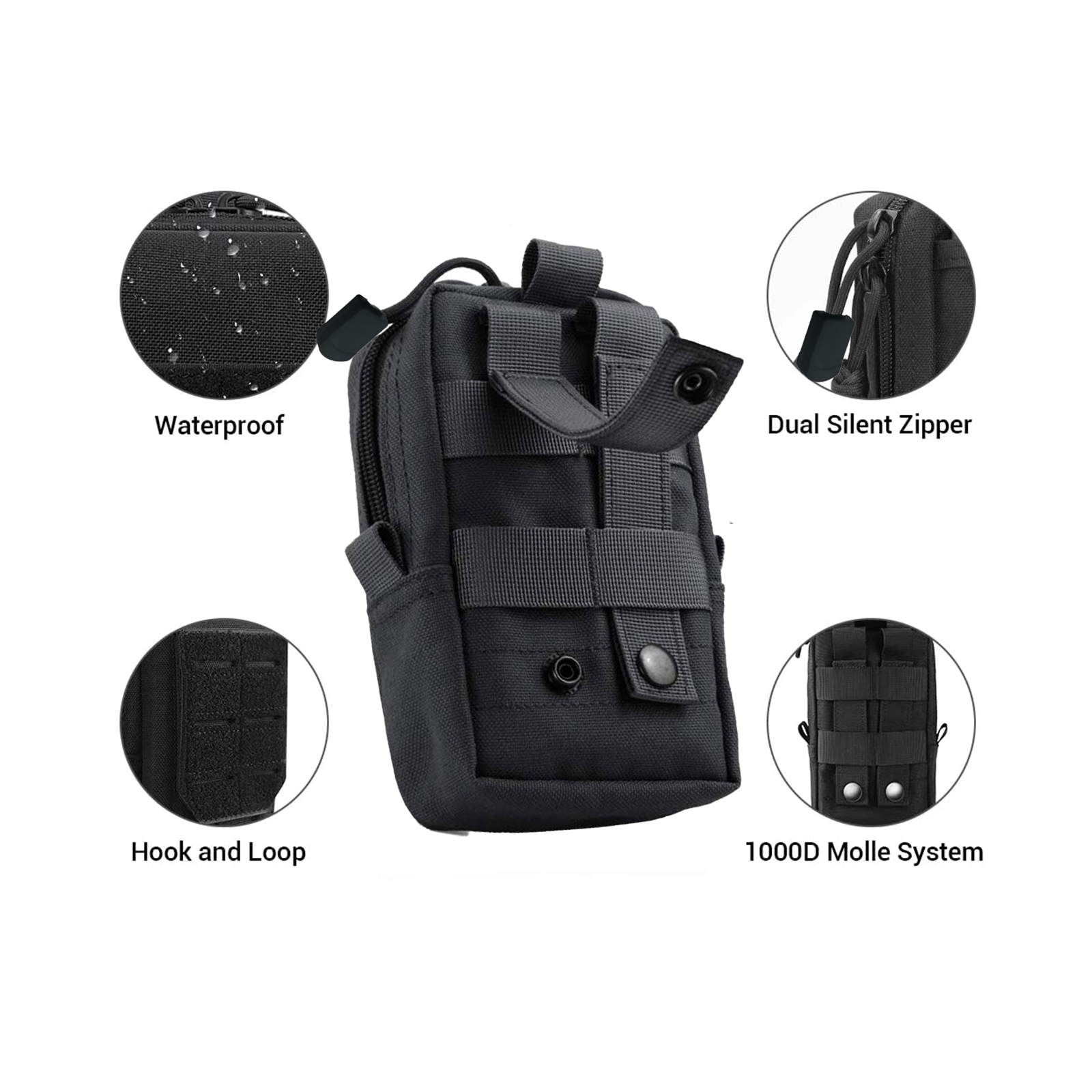 ยุทธวิธีMolleกระเป๋าเอวกระเป๋า - Electronic Gadgets บทวิจารณ์และราคา
