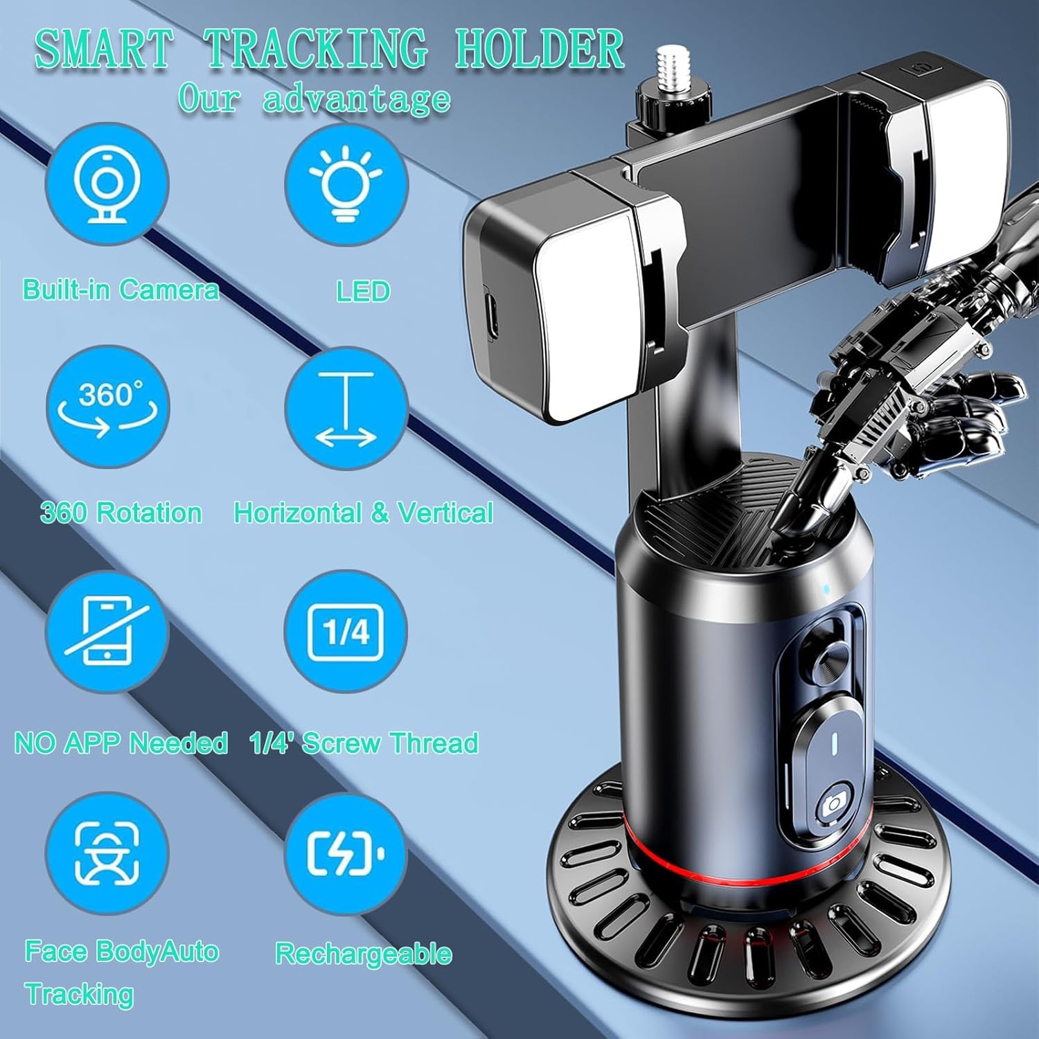 ขาตั้งกล้องติดตามใบหน้าอัตโนมั - Auto Tracking Tripod บทวิจารณ์และราคา