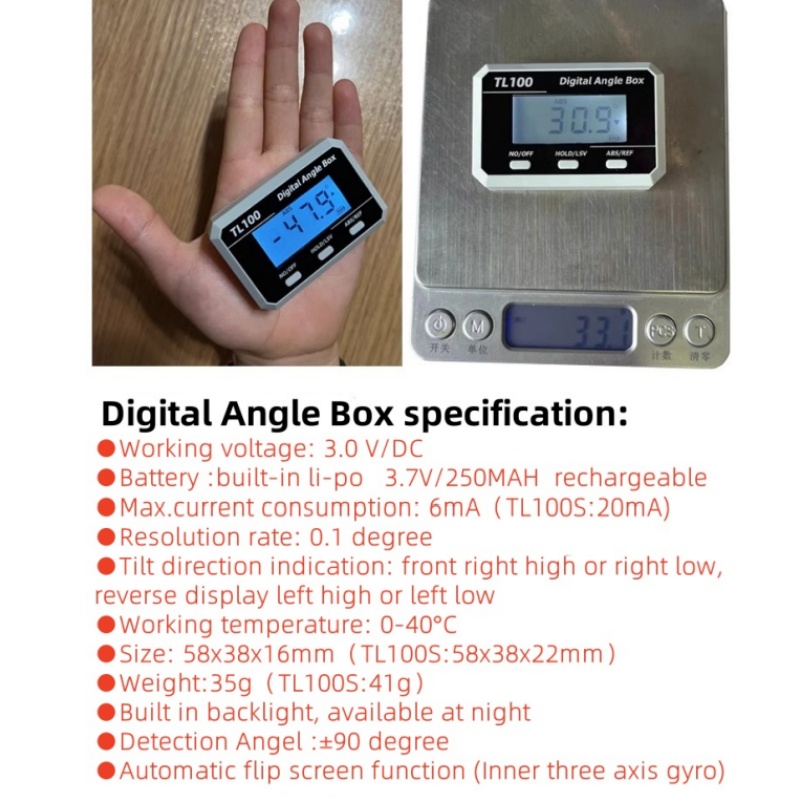 เครื่องวัดมุมในแนวนอนเครื่องวั - Electronic Gadgets บทวิจารณ์และราคา
