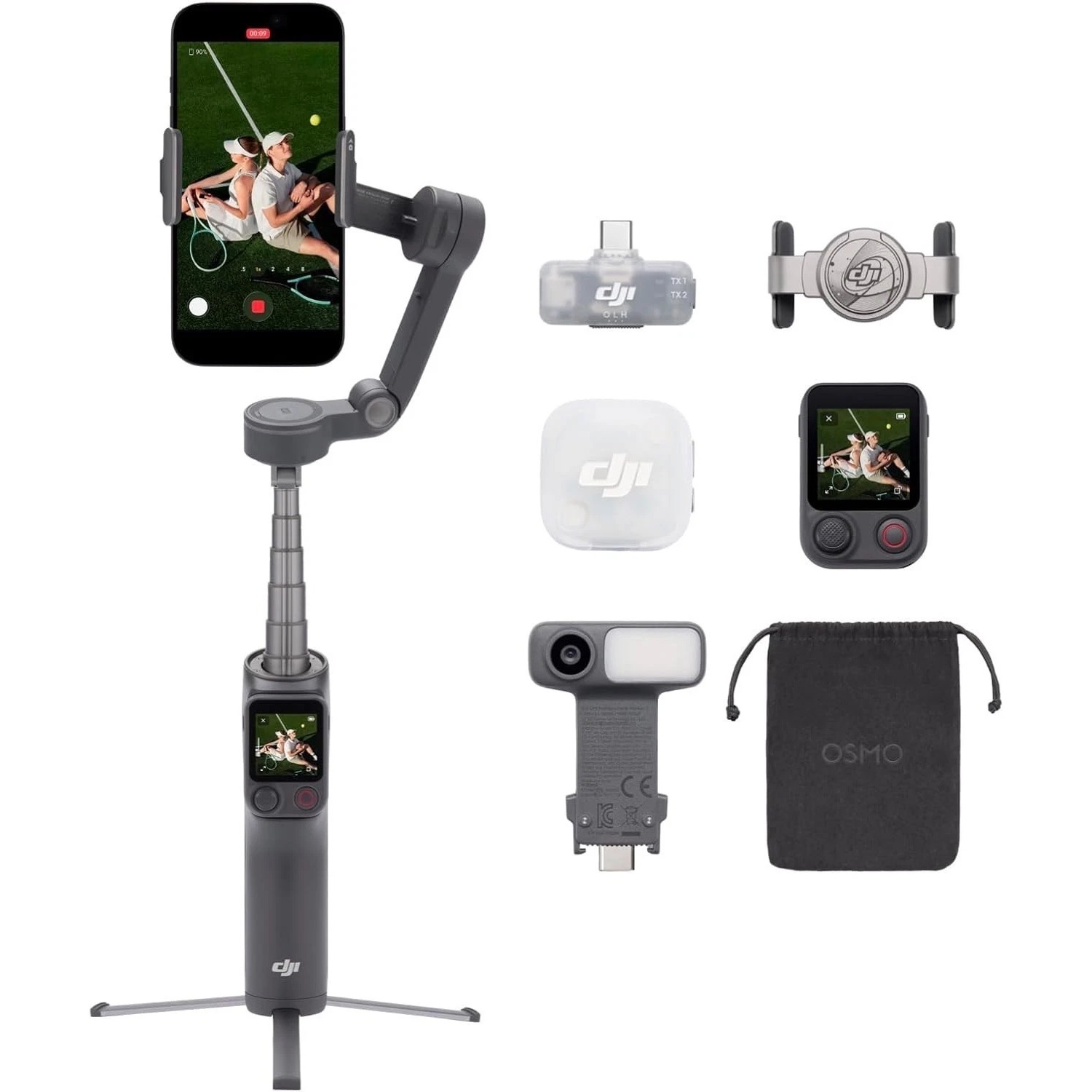 DJI Osmo Mobile 8P Creator Com - Auto Tracking Tripod บทวิจารณ์และราคา