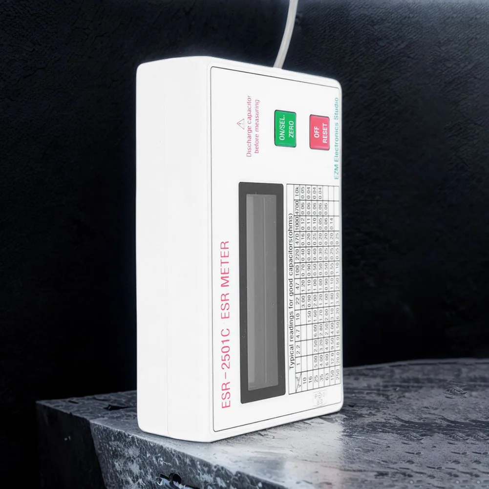 1 ชุด ESR2501C เครื่องทดสอบตัว - Electronics Quiz บทวิจารณ์และราคา