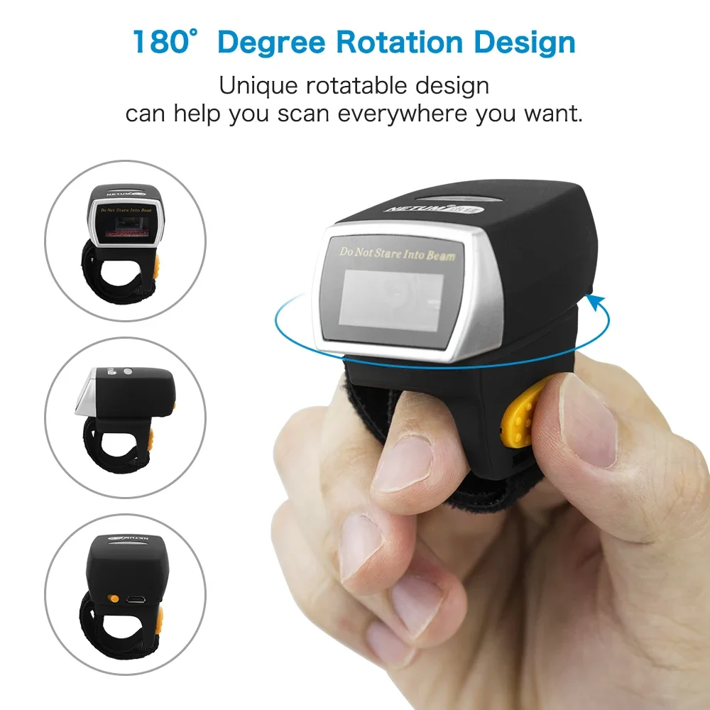 เครื่องสแกนบาร์โค้ดแบบแหวนนิ้ว - Barcode Scanner Wireless บทวิจารณ์และราคา
