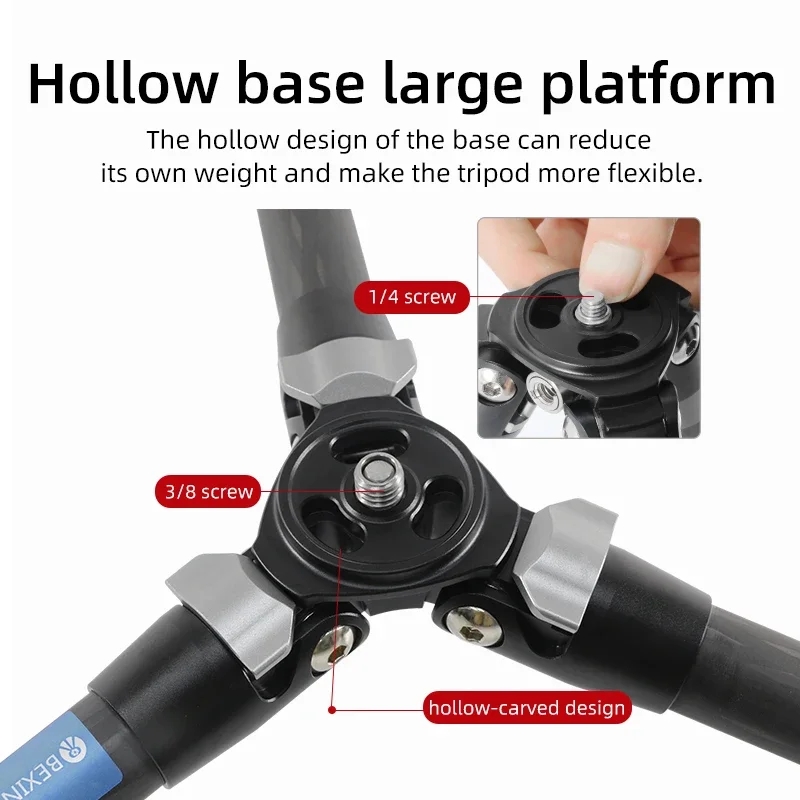 BEXIN Mini คาร์บอนไฟเบอร์ขาตั้ - Auto Tracking Tripod บทวิจารณ์และราคา