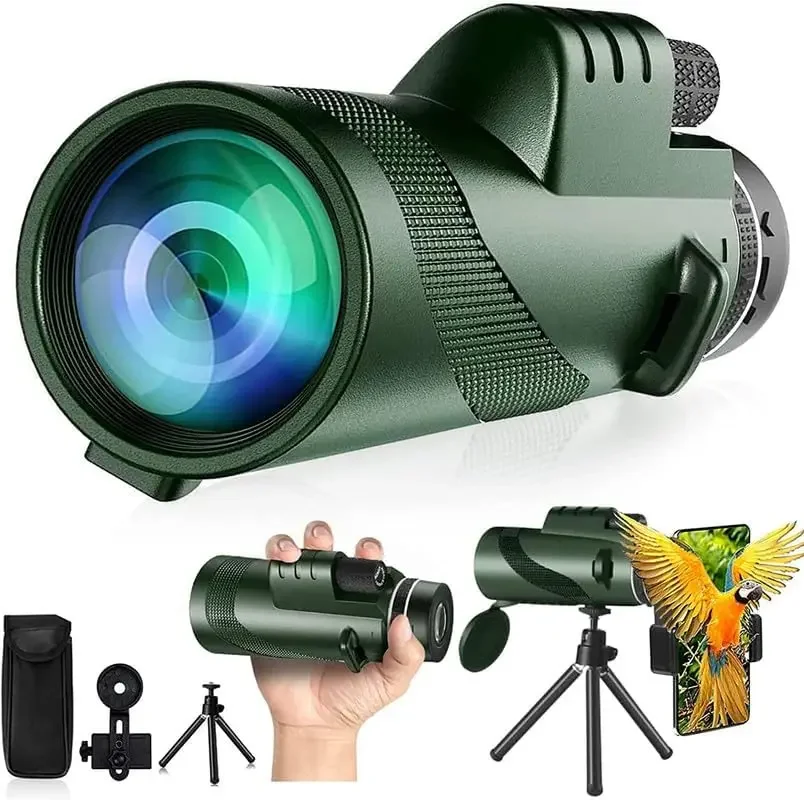 80x100 HD Monocular สําหรับอะแ - Auto Tracking Tripod บทวิจารณ์และราคา