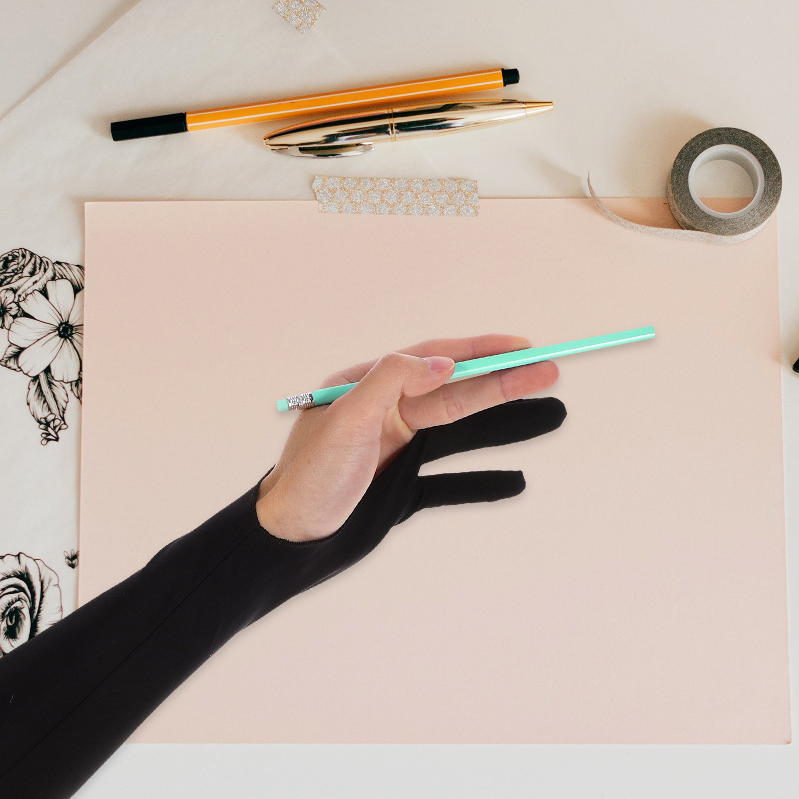 ถุงมือสำหรับศิลปิน ถุงมือสองนิ - Digital Drawing Tablet บทวิจารณ์และราคา