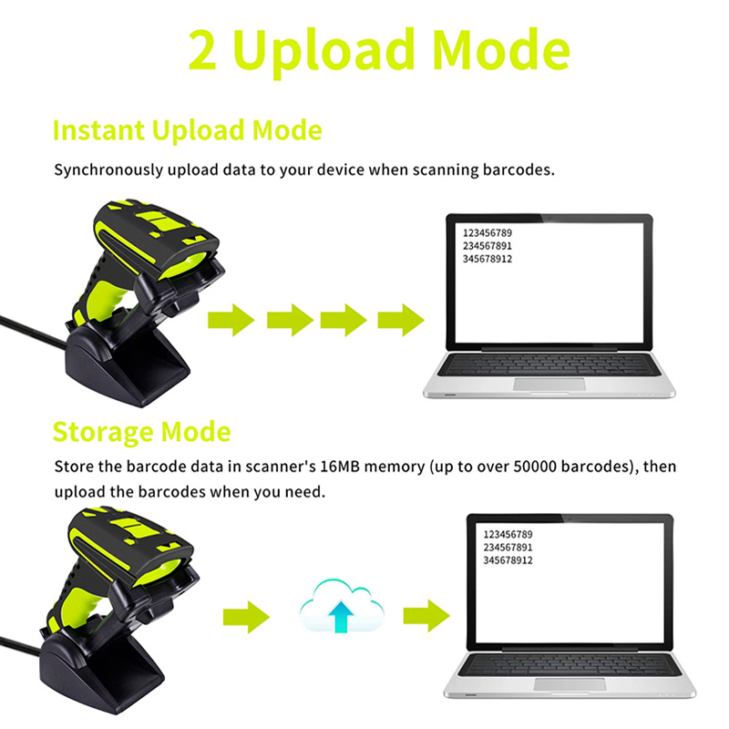 เครื่องสแกนบาร์โค้ดไร้สาย 8020 - Barcode Scanner Wireless บทวิจารณ์และราคา