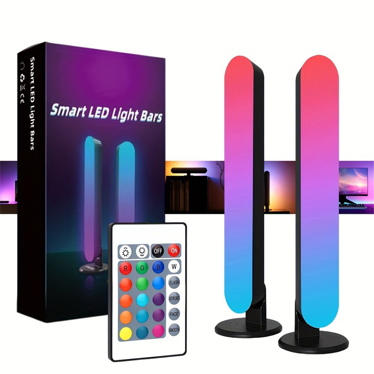 สมาร์ทไฟ LED Strip พร้อมรีโมทค - Rgb Desk Lamp Smart บทวิจารณ์และราคา