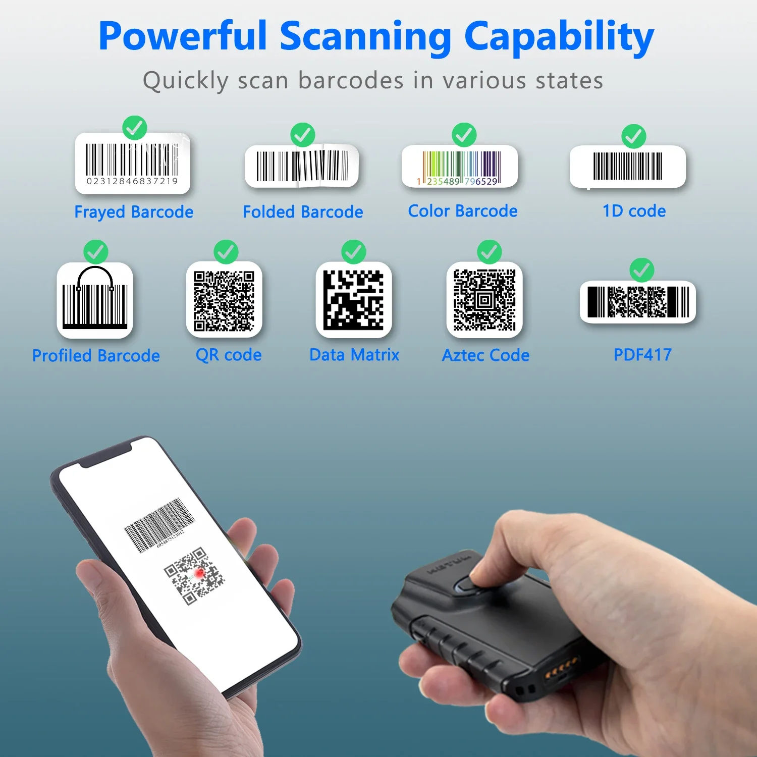 เครื่องอ่านโค้ด QR Netum E800  - Barcode Scanner Wireless บทวิจารณ์และราคา