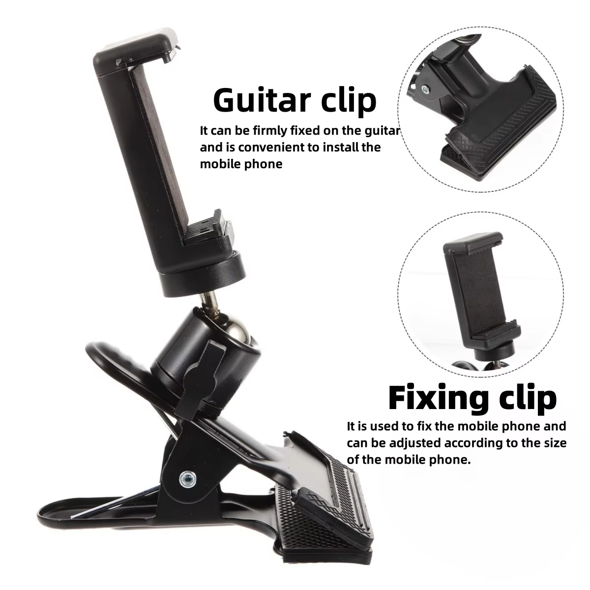 Miwayer หัวกีตาร์คลิปผู้ถือโทร - Auto Tracking Tripod บทวิจารณ์และราคา