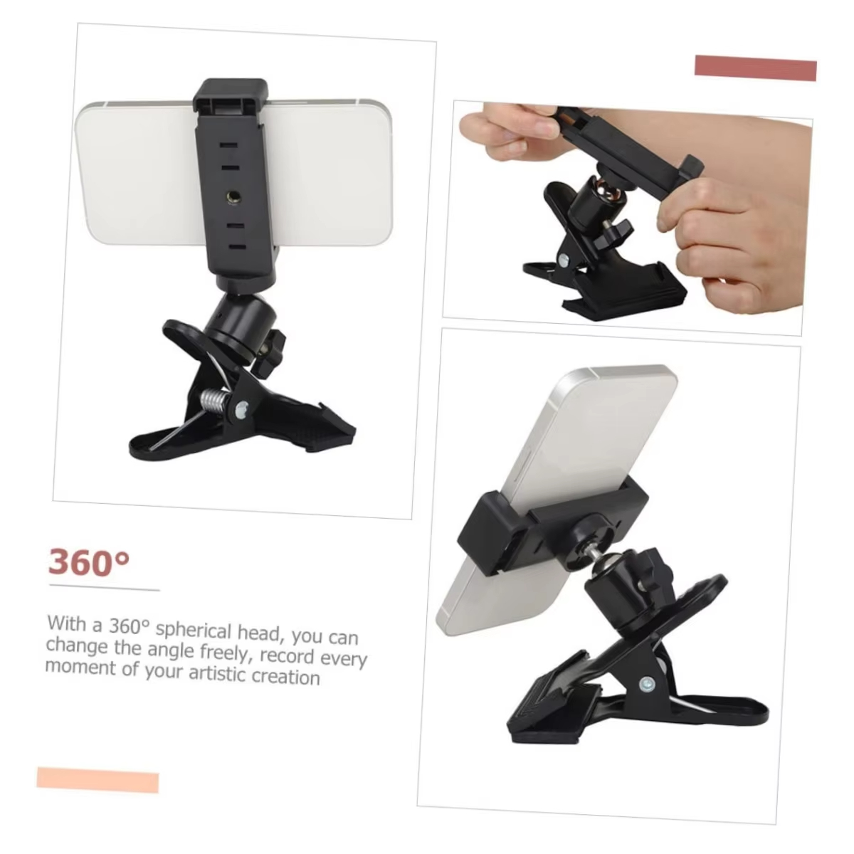 Miwayer หัวกีตาร์คลิปผู้ถือโทร - Auto Tracking Tripod บทวิจารณ์และราคา