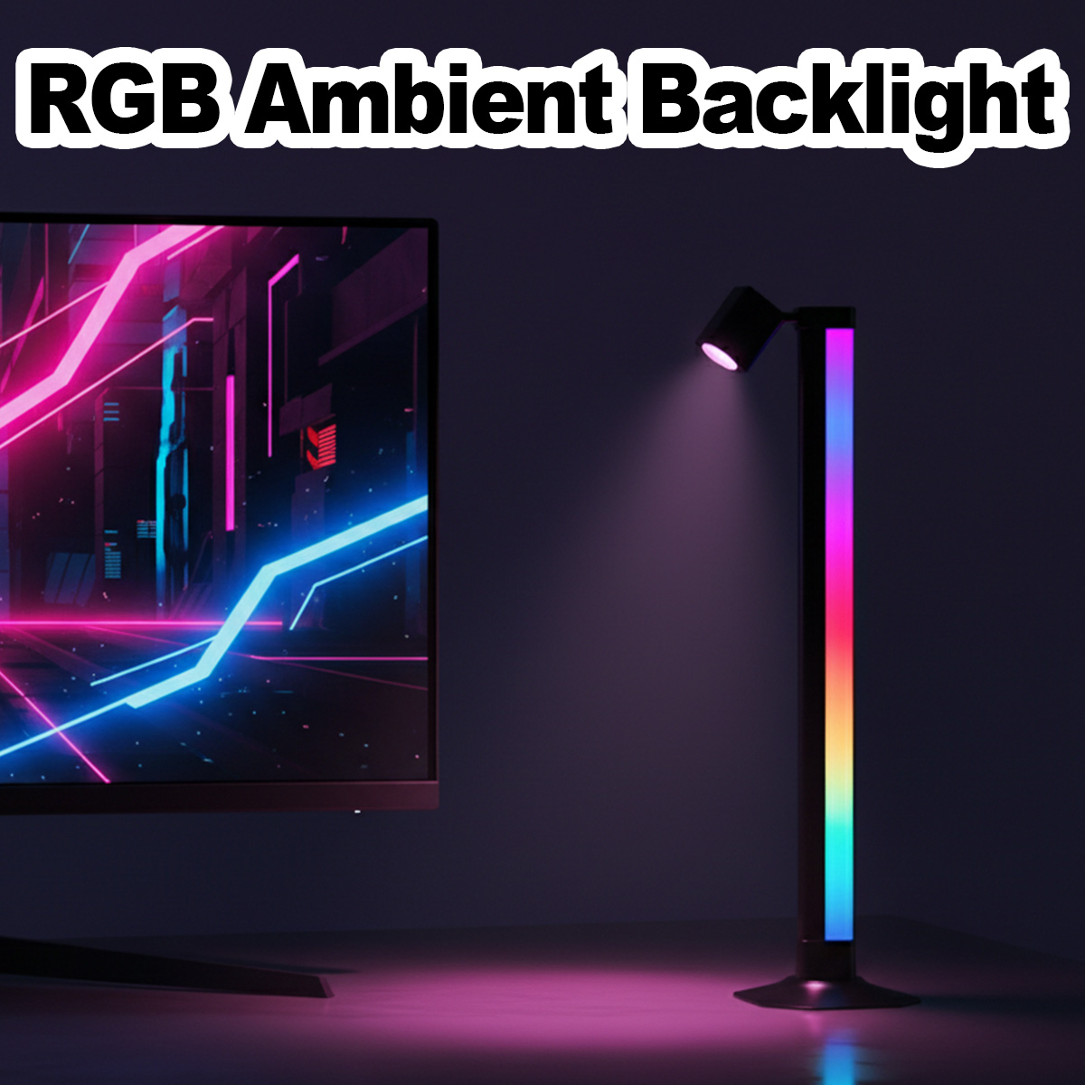 ไฟ LED RGB อัจฉริยะ ควบคุมผ่าน - Rgb Desk Lamp Smart บทวิจารณ์และราคา